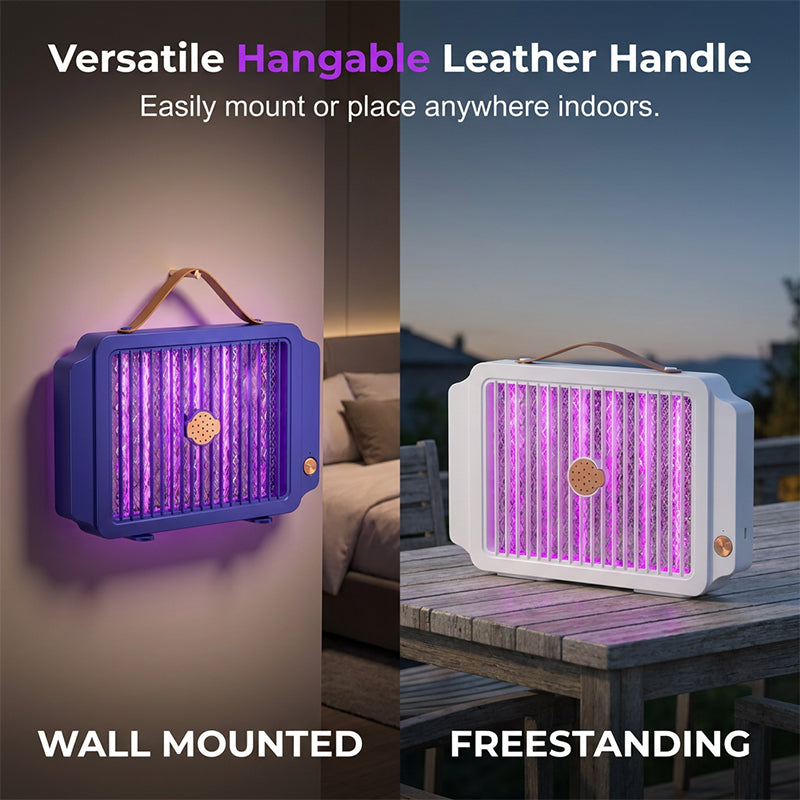 Oppladbar LED-myggdreperlampe