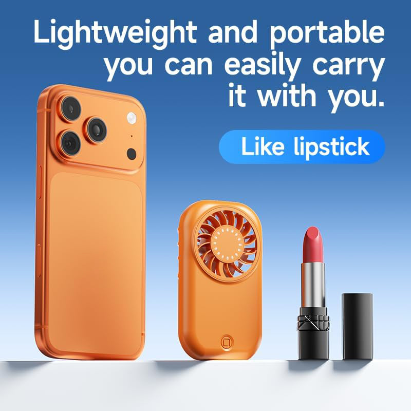 Bærbar USB-oppladbar lommevifte