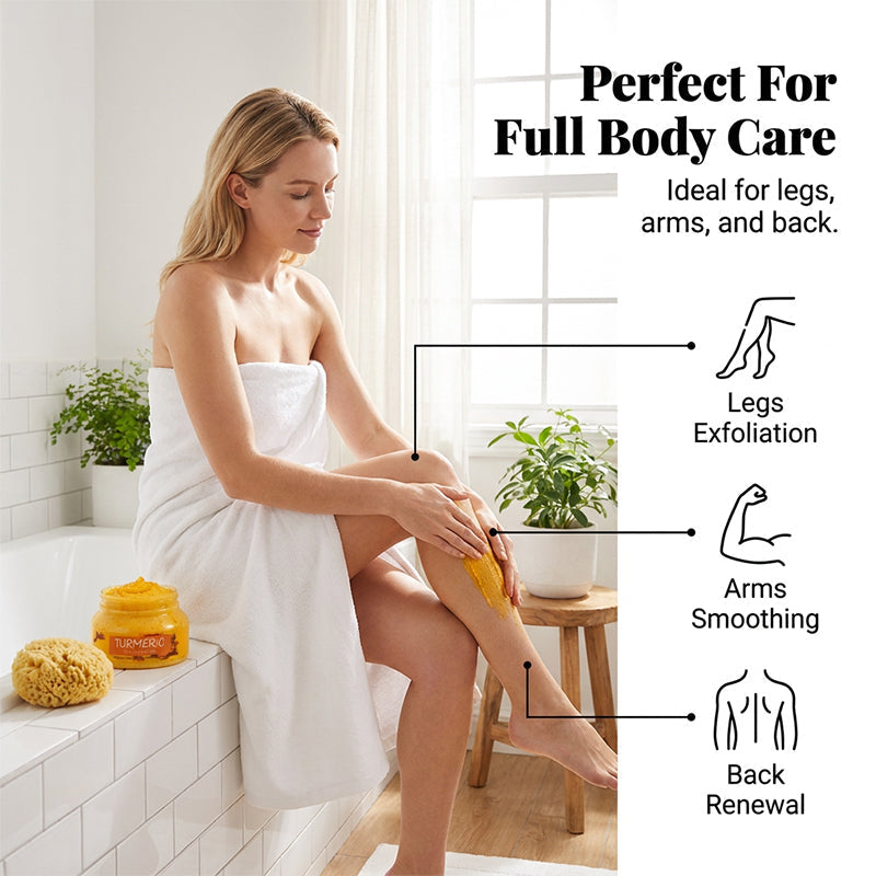 Exfolierande och uppfriskande kroppsskrubb