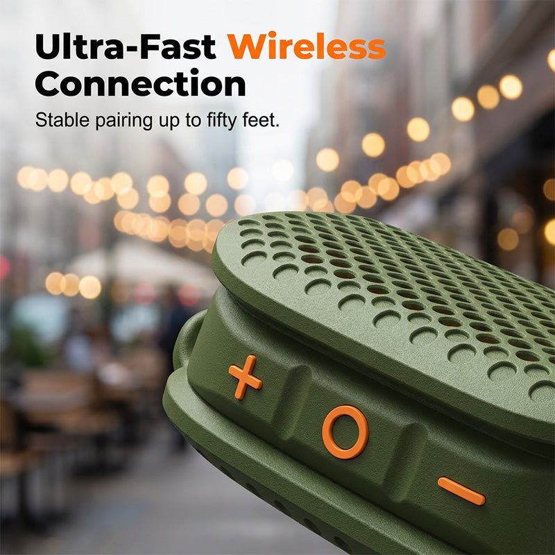 🔊 53 % RABATT I BEGRENSET TID! ✨ Bærbar Bluetooth-høyttaler – TWS-stereo, IPX5-vanntett, kraftig bass 🎵
