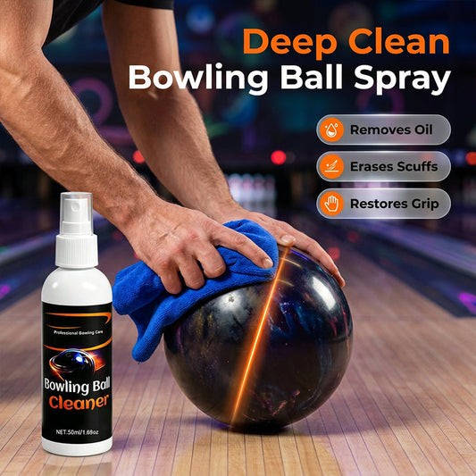 🥳2026 HETSALG🥳💞OVER 50 000 SOLGT!🎳💪 50% RABATT! Profesjonell renholder for bowlingkuler – fjerner olje fra banen umiddelbart. Inkluderer premiumklut. Holder kulen din i toppform! ✨