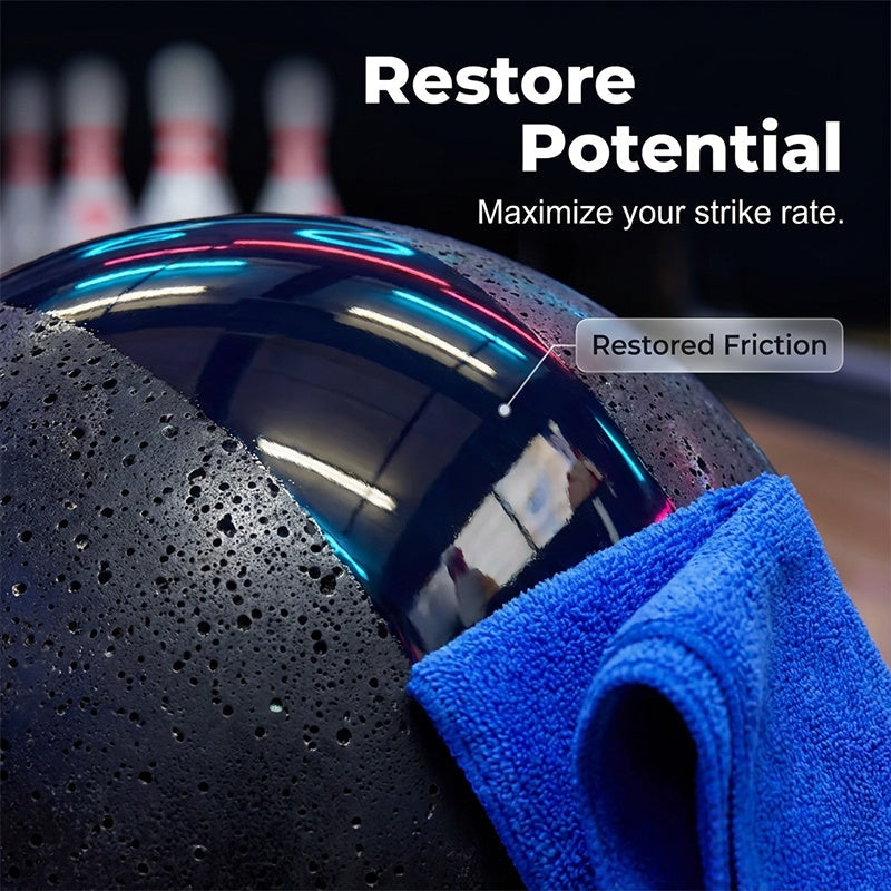 🥳2026 HETSALG🥳💞OVER 50 000 SOLGT!🎳💪 50% RABATT! Profesjonell renholder for bowlingkuler – fjerner olje fra banen umiddelbart. Inkluderer premiumklut. Holder kulen din i toppform! ✨