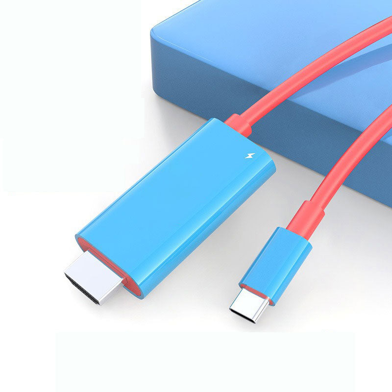 🔥HETT TILBUD🔥 USB-C til HDMI-adapterkabel – Switch, mobil & nettbrett → TV med én kabel! 📱💻📺