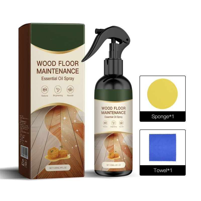 Naturlig bivoks-regenererende spray for vedlikehold av parkettgulv