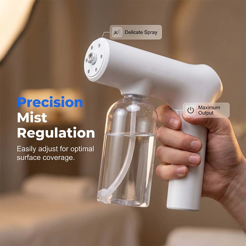 🥳2026 HETSALG🥳💞OVER 50 000 SOLGT!🚗🏠 50% RABATT! Trådløs nanospraypistol – justerbar tåke, ingen ledninger i veien. Perfekt til desinfisering og støvfjerning. En rengjøringsfavoritt! 🔫🌿