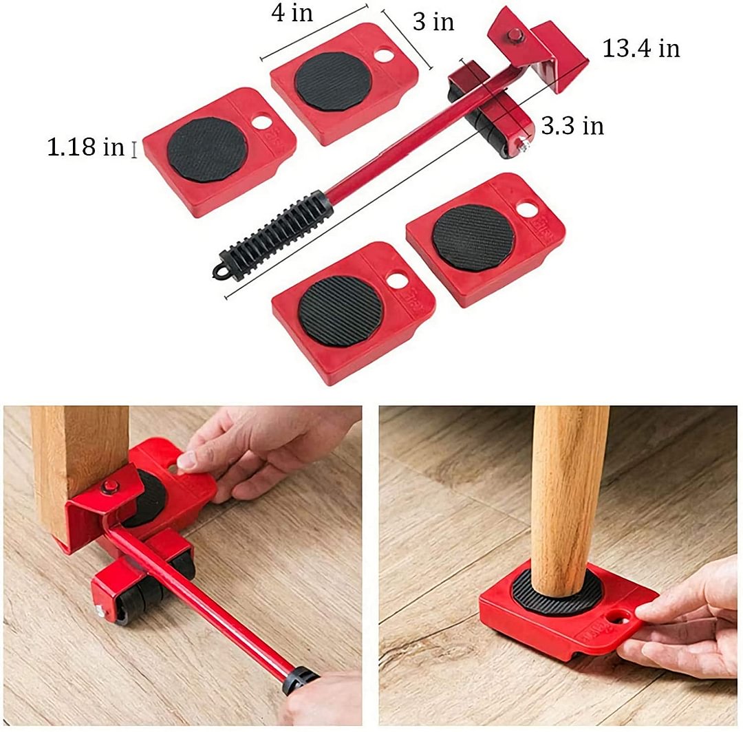 🔥50% avslag! Supertilbud🎁Møbelhjul! Flytt møblene dine enkelt – helt på egen hånd! De skader verken møbler eller gulv, og gjør det enkelt å holde hjemmet i perfekt stand.