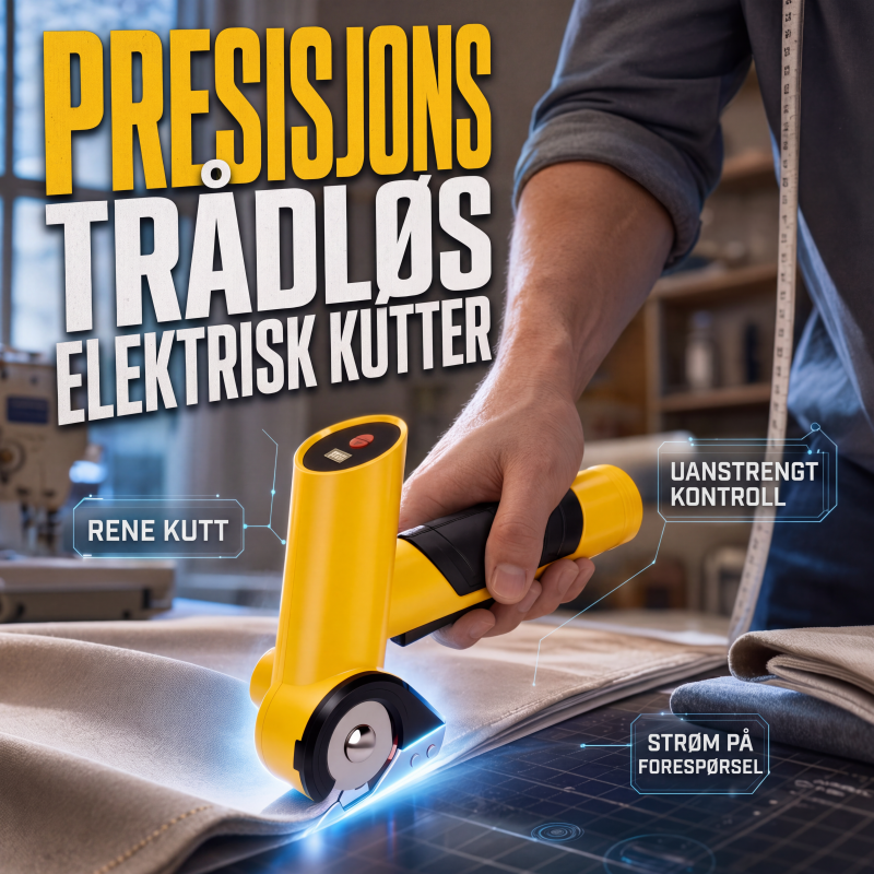 Presisjons trådløs elektrisk kartongskjærer