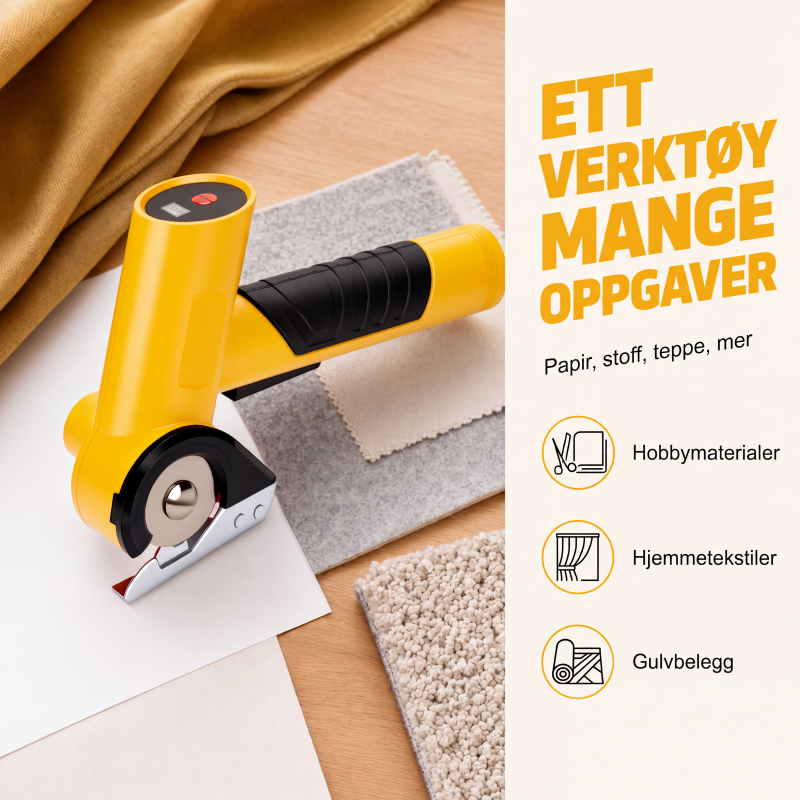 Presisjons trådløs elektrisk kartongskjærer