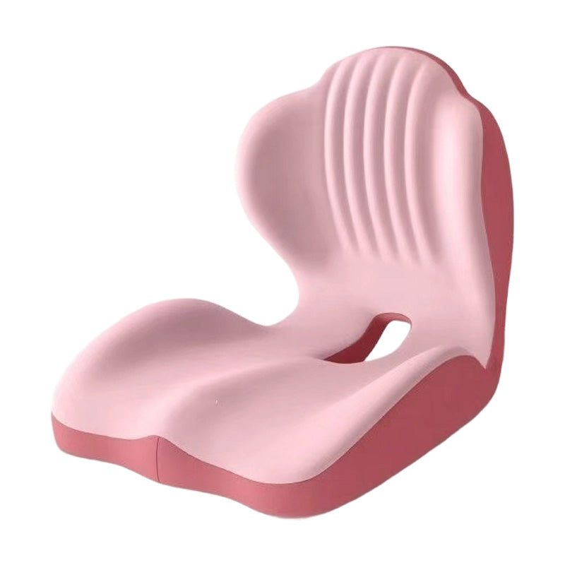 🪑 Ergonomisk memoryskum-sitepute med ryggstøtte – hold deg komfortabel hele dagen, perfekt til kontoret, bilen og hjemmet ✨