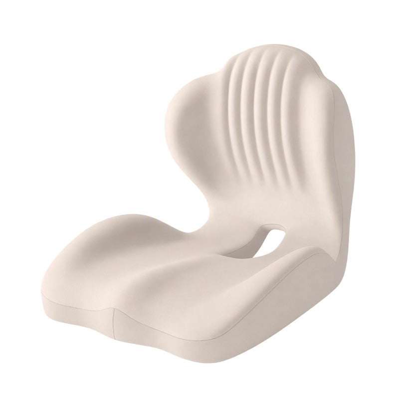 🪑 Ergonomisk memoryskum-sitepute med ryggstøtte – hold deg komfortabel hele dagen, perfekt til kontoret, bilen og hjemmet ✨