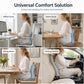 🪑 Ergonomisk memoryskum-sitepute med ryggstøtte – hold deg komfortabel hele dagen, perfekt til kontoret, bilen og hjemmet ✨