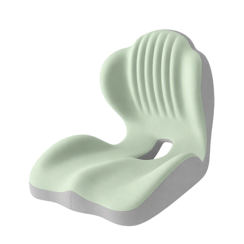 🪑 Ergonomisk memoryskum-sitepute med ryggstøtte – hold deg komfortabel hele dagen, perfekt til kontoret, bilen og hjemmet ✨
