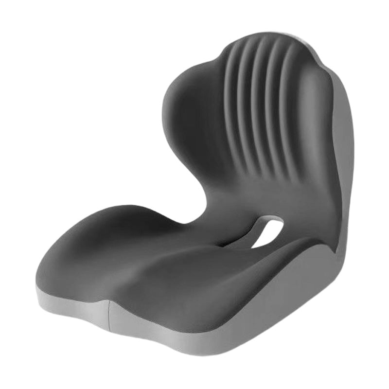 🪑 Ergonomisk memoryskum-sitepute med ryggstøtte – hold deg komfortabel hele dagen, perfekt til kontoret, bilen og hjemmet ✨