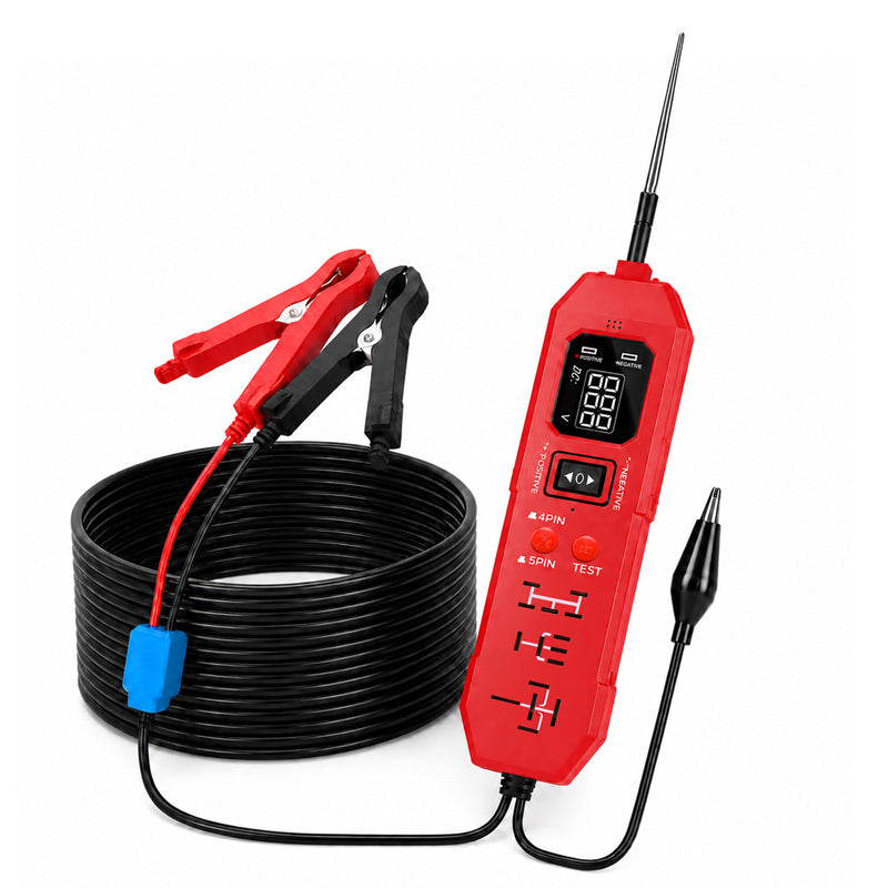 🎉 Salg 2026 – Over 38 000 solgt! 🔧 Krets- og relétester for bil med digitalt display – Tester spenning og reléer – DC 3,5–36 V, uunnværlig for enhver mekaniker! ✨
