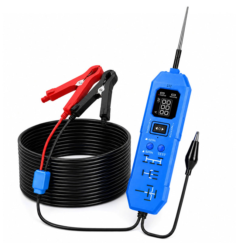 🎉 Salg 2026 – Over 38 000 solgt! 🔧 Krets- og relétester for bil med digitalt display – Tester spenning og reléer – DC 3,5–36 V, uunnværlig for enhver mekaniker! ✨