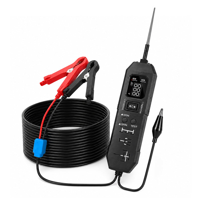 🎉 Salg 2026 – Over 38 000 solgt! 🔧 Krets- og relétester for bil med digitalt display – Tester spenning og reléer – DC 3,5–36 V, uunnværlig for enhver mekaniker! ✨