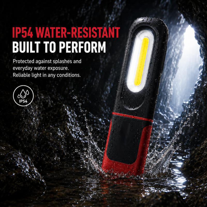 📢 50 % RABATT NU! 🔦 Uppladdningsbar COB LED-Arbetslampa med Magnetbas – Handsfree Belysning