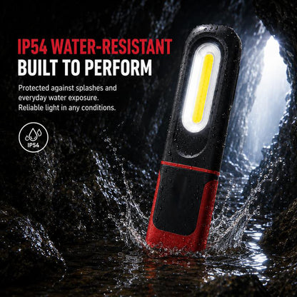 📢 50 % RABATT NU! 🔦 Uppladdningsbar COB LED-Arbetslampa med Magnetbas – Handsfree Belysning