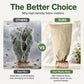 🌿❄️Profesjonell plantebeskyttelse mot frost – 80 g non-woven – Varmeisolerende – Pustende – Slitesterk – For trær, busker og grønnsaker 🧵🌱🛡️