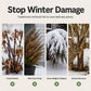 🌿❄️Profesjonell plantebeskyttelse mot frost – 80 g non-woven – Varmeisolerende – Pustende – Slitesterk – For trær, busker og grønnsaker 🧵🌱🛡️
