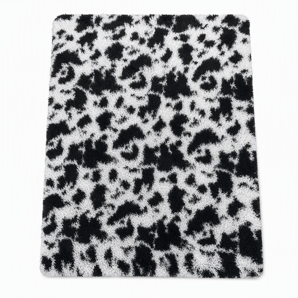 🛋️ 50 % RABATT! ✨ Tettvevd, mykt og loddent teppe – førsteklasses tie-dye-design med fargeovergang, termisk polstring og sklisikker bakside – koselig komfort til alle rom 🏠