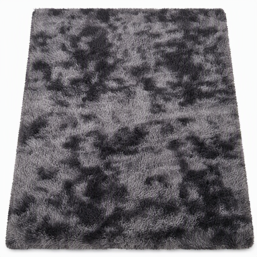 🛋️ 50 % RABATT! ✨ Tettvevd, mykt og loddent teppe – førsteklasses tie-dye-design med fargeovergang, termisk polstring og sklisikker bakside – koselig komfort til alle rom 🏠