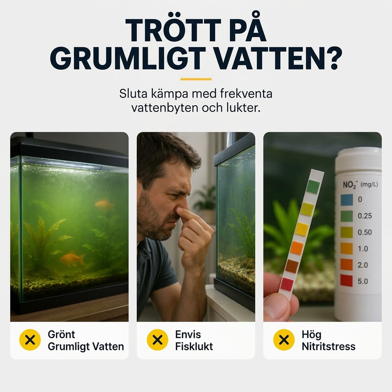 🐠💧 50 % RABATT NÅ! 💧🐠 Profesjonelle vannrensetabletter for akvarium – fremmer nyttige bakterier, biologisk filtrering og enkel bruk – perfekt for klarere vann og sunne fisker 🌊✨