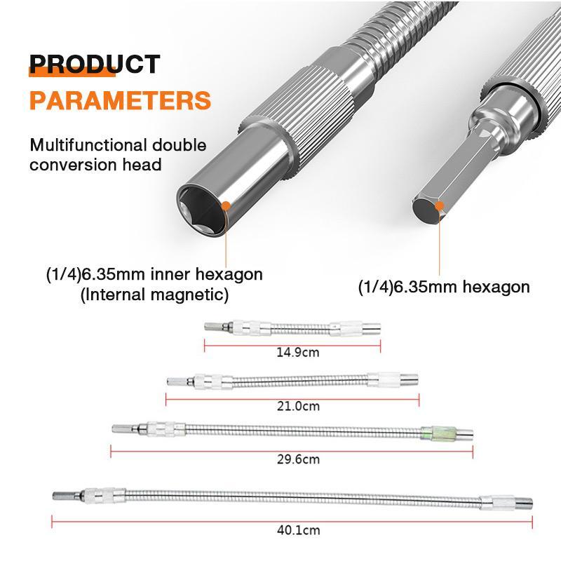 👍Ekstremt praktisk! Et must-have-verktøy for alle hjem🎁 Multifunksibelt, universelt fleksibelt metallskaft