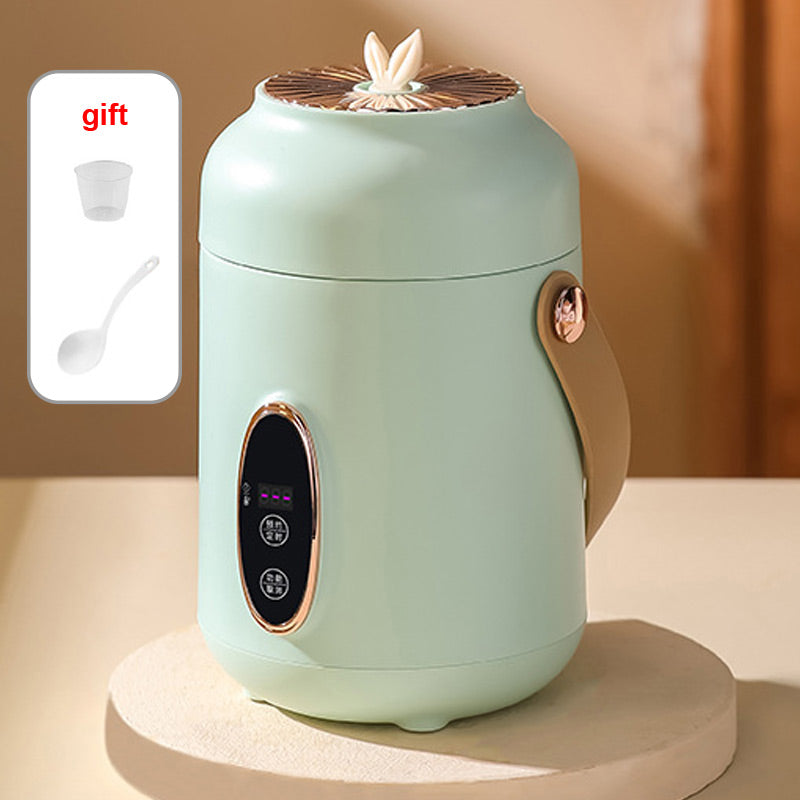 🥳2026 HOT SALE🥳💞Over 50 000 solgte! 🍲⏰ 50 % RABATT! Bærbar elektrisk gryte – 900 ml, 9 timers timerfunksjon, 5 varmenivåer. Non-stick-belegg, skjult stikkontakt, sklisikker bunn. Lager ris, suppe og grøt – perfekt for 1–2 personer eller på reise! 🏠✅