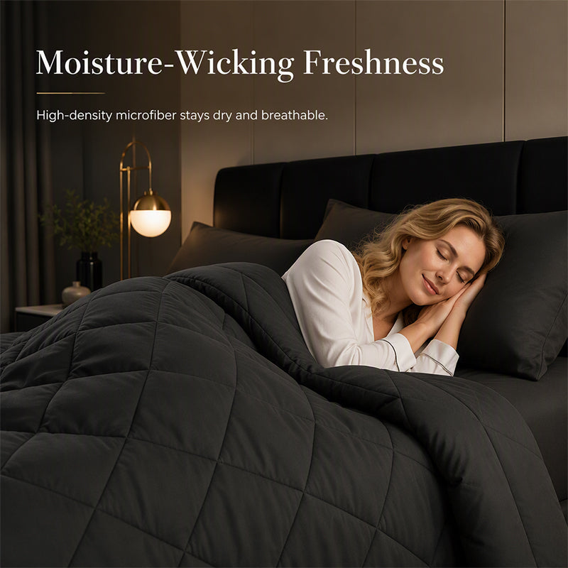 🛏️3-delt quiltet dynesett med pute