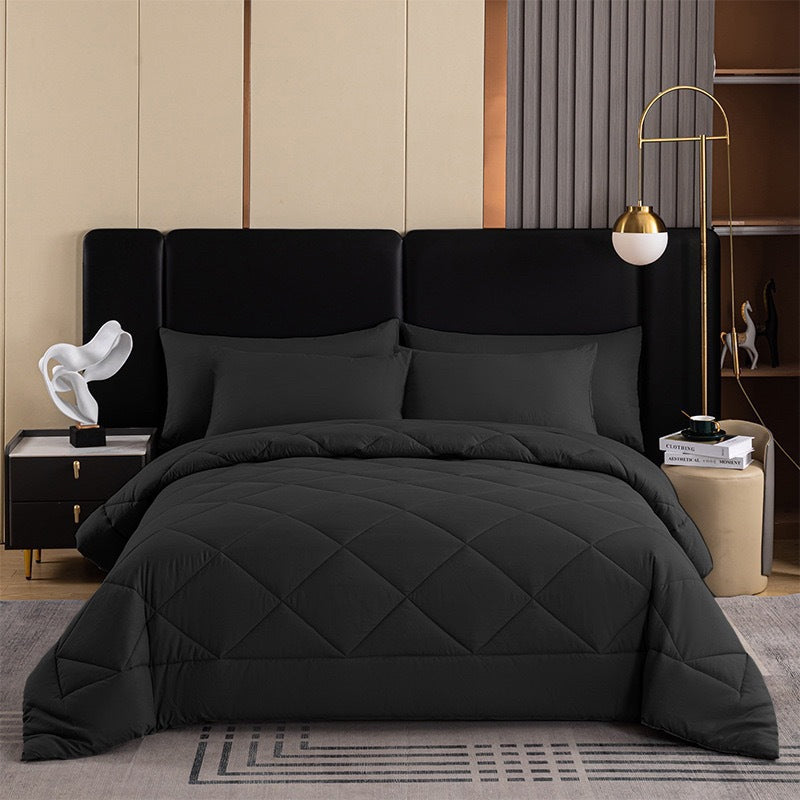 🛏️3-delt quiltet dynesett med pute
