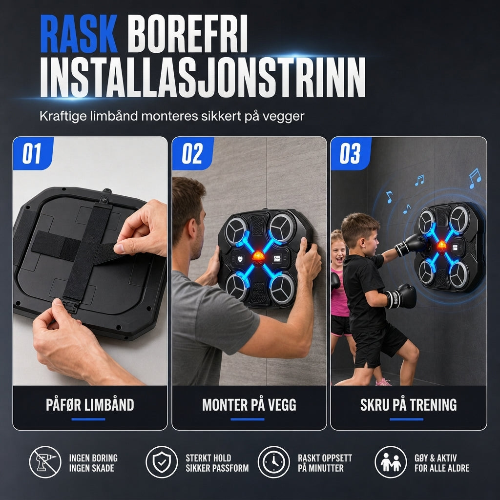 Elektronisk musikkboksmål for barn med rytmereaksjonstrening, egnet for hjemmetrening og stressavlastning