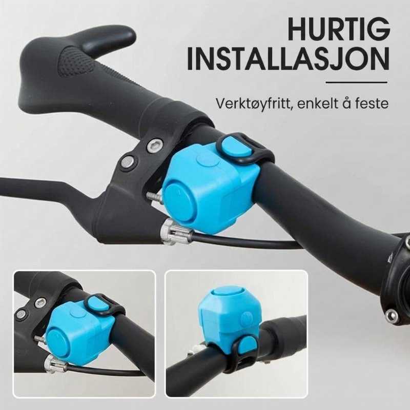 📢 📢 Siste dag: 50 % rabatt📢Elektrisk sykkelhorn med 5 moduser