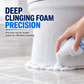 🚿 50 % RABATT NÅ! ✨ Rengjøringsmousse for toalettfuger – skum som fester seg, løser opp smuss i sprekker og gir glans – perfekt til badet 🧼