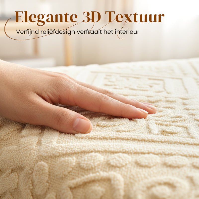 🛏️ 360° elastisk, mykt strikket laken med strikk rundt hele kanten☁️ – Mykt, tettsittende og enkelt å trekke på, koselig komfort til enhver seng ✨