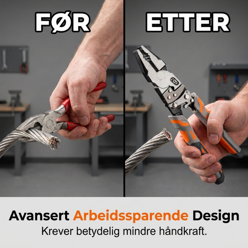 ⏳Kun i en begrenset periode – 50 % RABATT⏰Rattet kabeltrådkutter saks