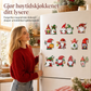 Juletegneserie kjøleskapsmagneler
