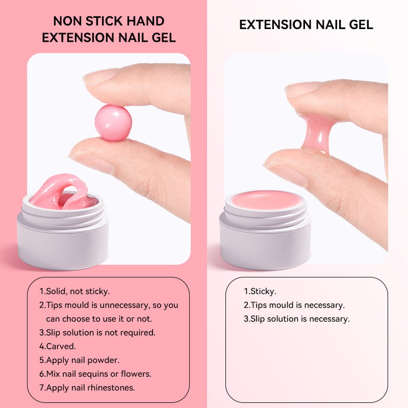 🥳SOMMERENS SPESIALTILBUD💞OVER 50 000 SOLGTE!🔥Gel til negleforlengelse💅