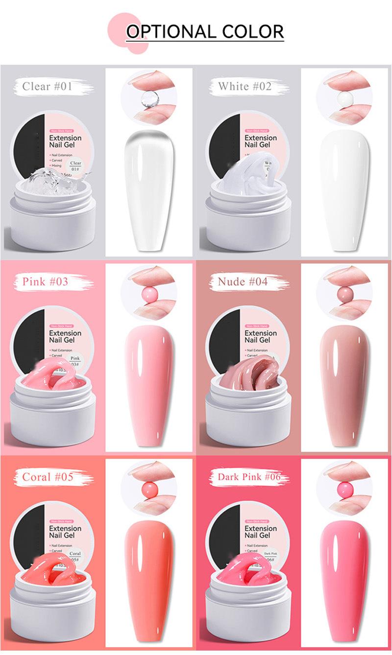 🥳SOMMERENS SPESIALTILBUD💞OVER 50 000 SOLGTE!🔥Gel til negleforlengelse💅
