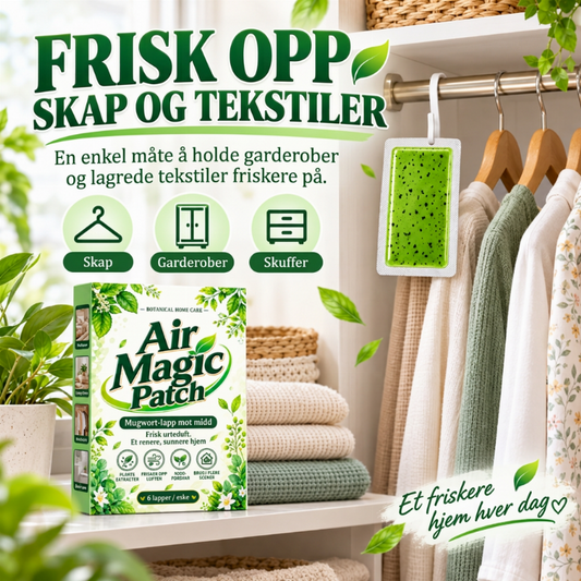 Langtidsvirkende plaster for lindring av symptomer forårsaket av mugwortmidd – 1 pakke (6 plaster)