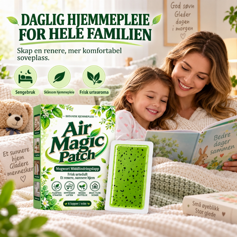 Langtidsvirkende plaster for lindring av symptomer forårsaket av mugwortmidd – 1 pakke (6 plaster)