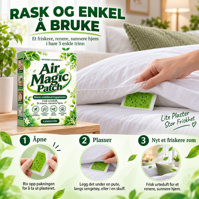 Langtidsvirkende plaster for lindring av symptomer forårsaket av mugwortmidd – 1 pakke (6 plaster)