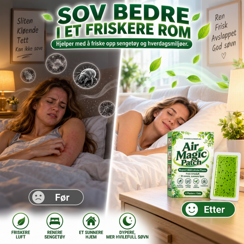 Langtidsvirkende plaster for lindring av symptomer forårsaket av mugwortmidd – 1 pakke (6 plaster)