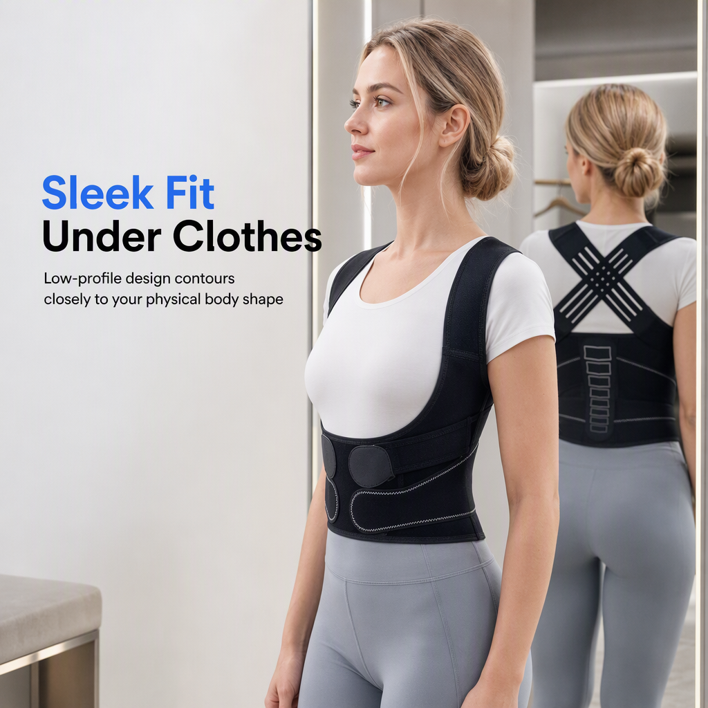 📢50 % RABATT! 🧍 Justerbar ryggkorrigerer for voksne