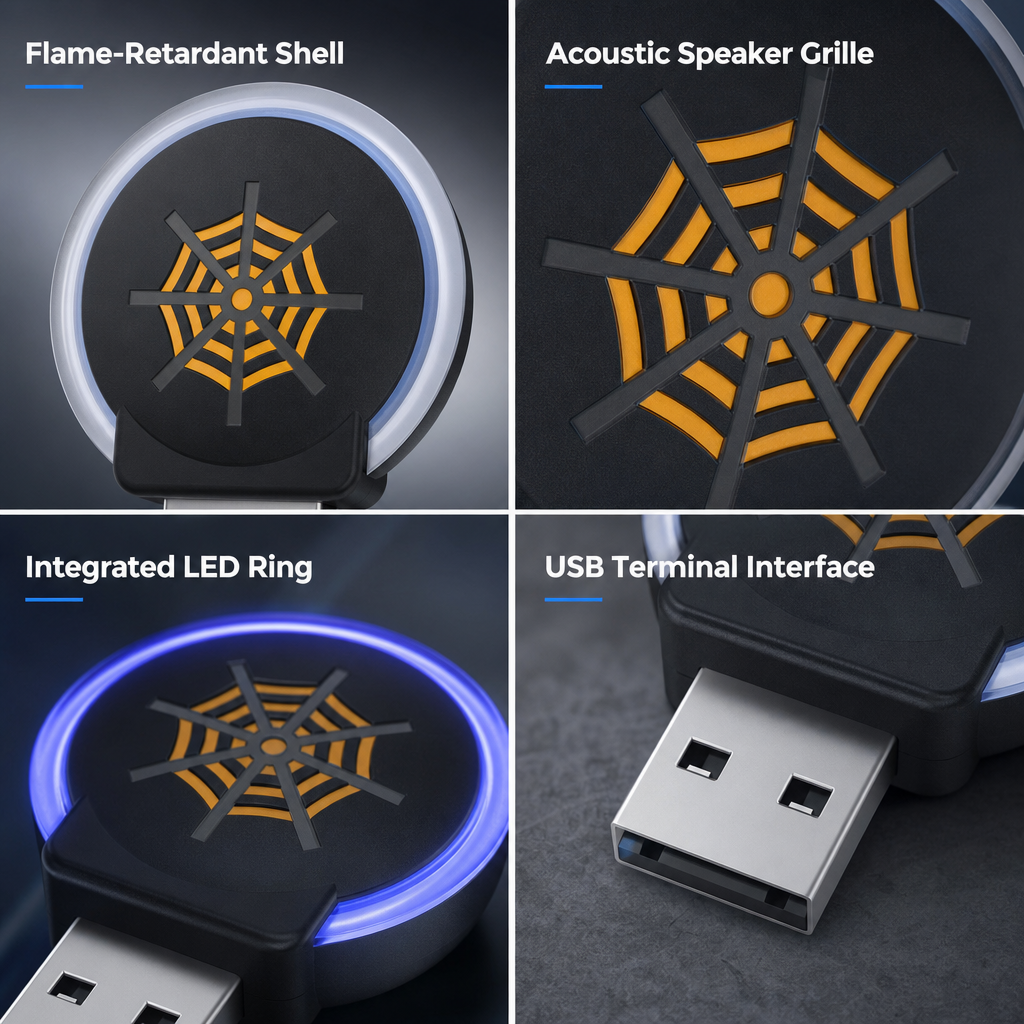 Bærbar USB-ultralydsskadedyravviser