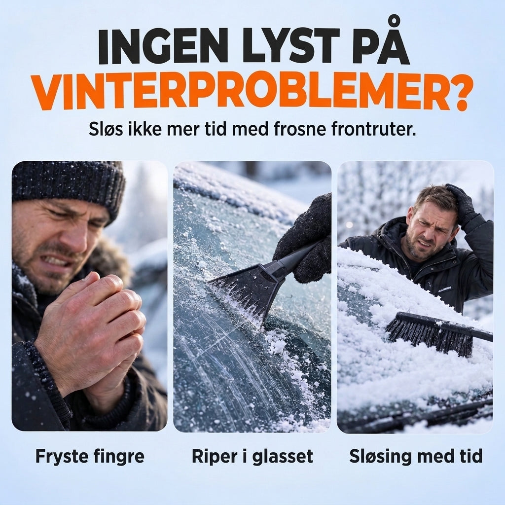 Helårs frontrutedeksel til bil mot snø, frost og sol