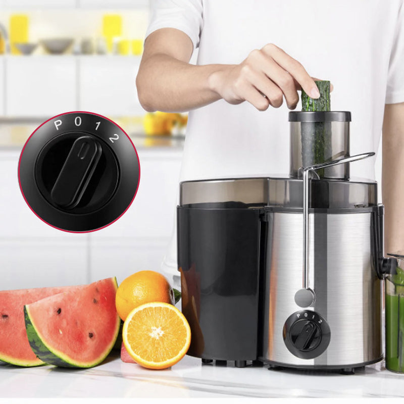 Rask elektrisk juicepresser til hjemmebruk