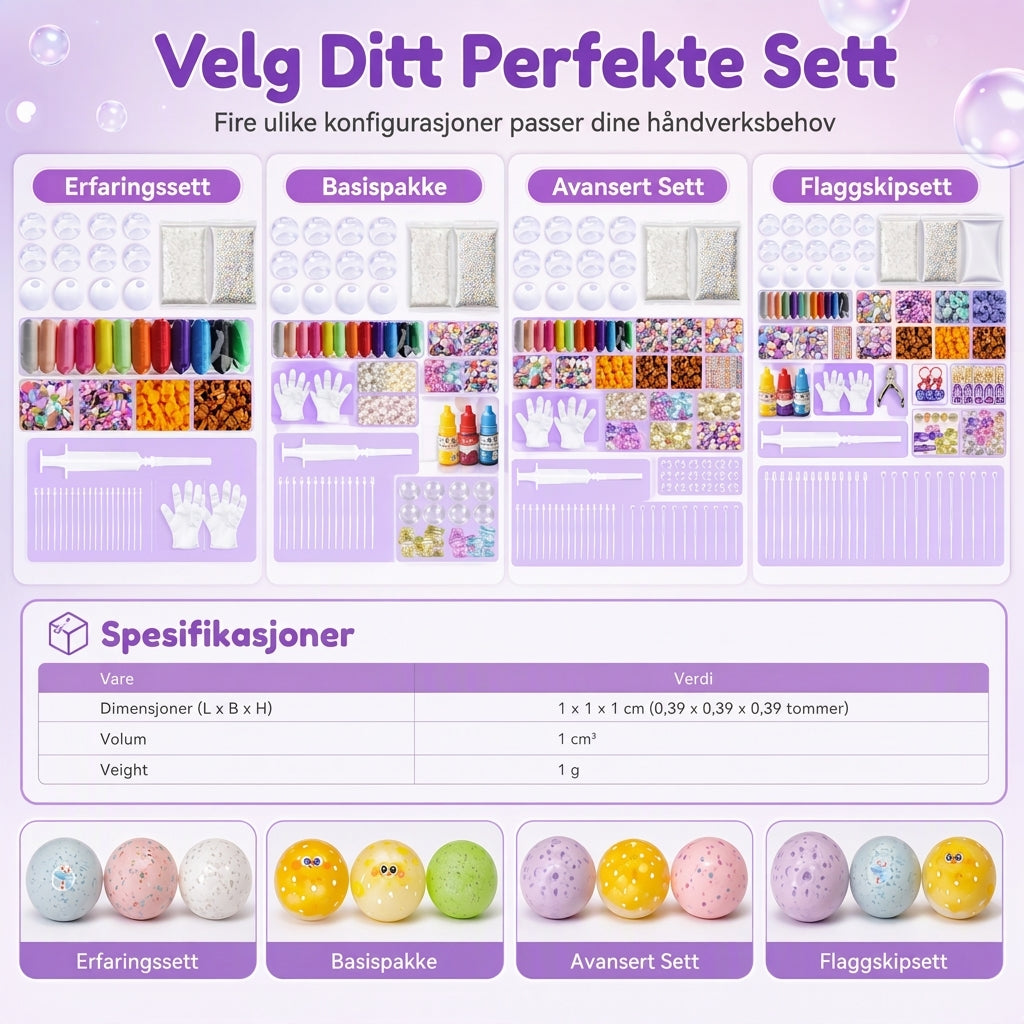 📢📢50%🎨 Lag din egen klemball – fargerik leire, glitrende fyll, slitesterk og lekkasjesikker. Kreativ DIY-moro! ✨🤲