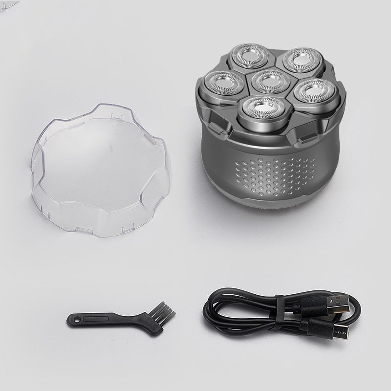 Elektrisk barberhode med 6 kniver
