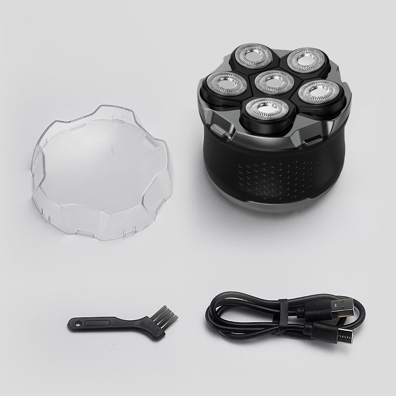 Elektrisk barberhode med 6 kniver
